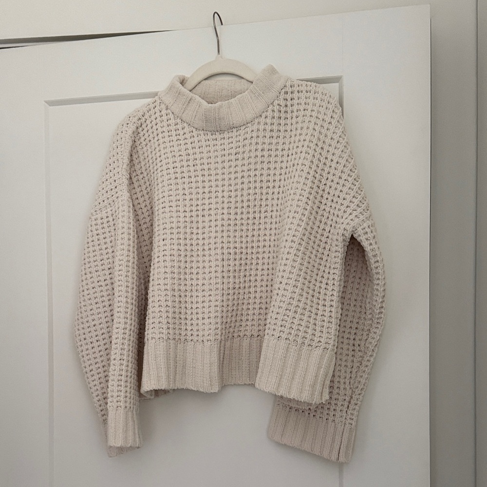 Altar’d State Cream Turtleneck Sweater